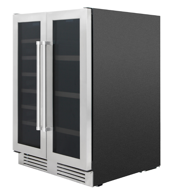 THOR Kitchen 24 Inch Dual Zone Wine Cooler And Beverage Center - 21 Bottle / 95 Can