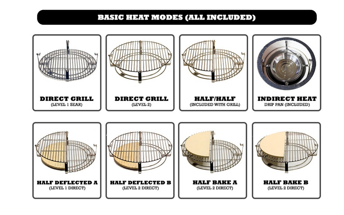 Grill Dome 22&quot; Infinity X2 XL Solo Kamado Grill