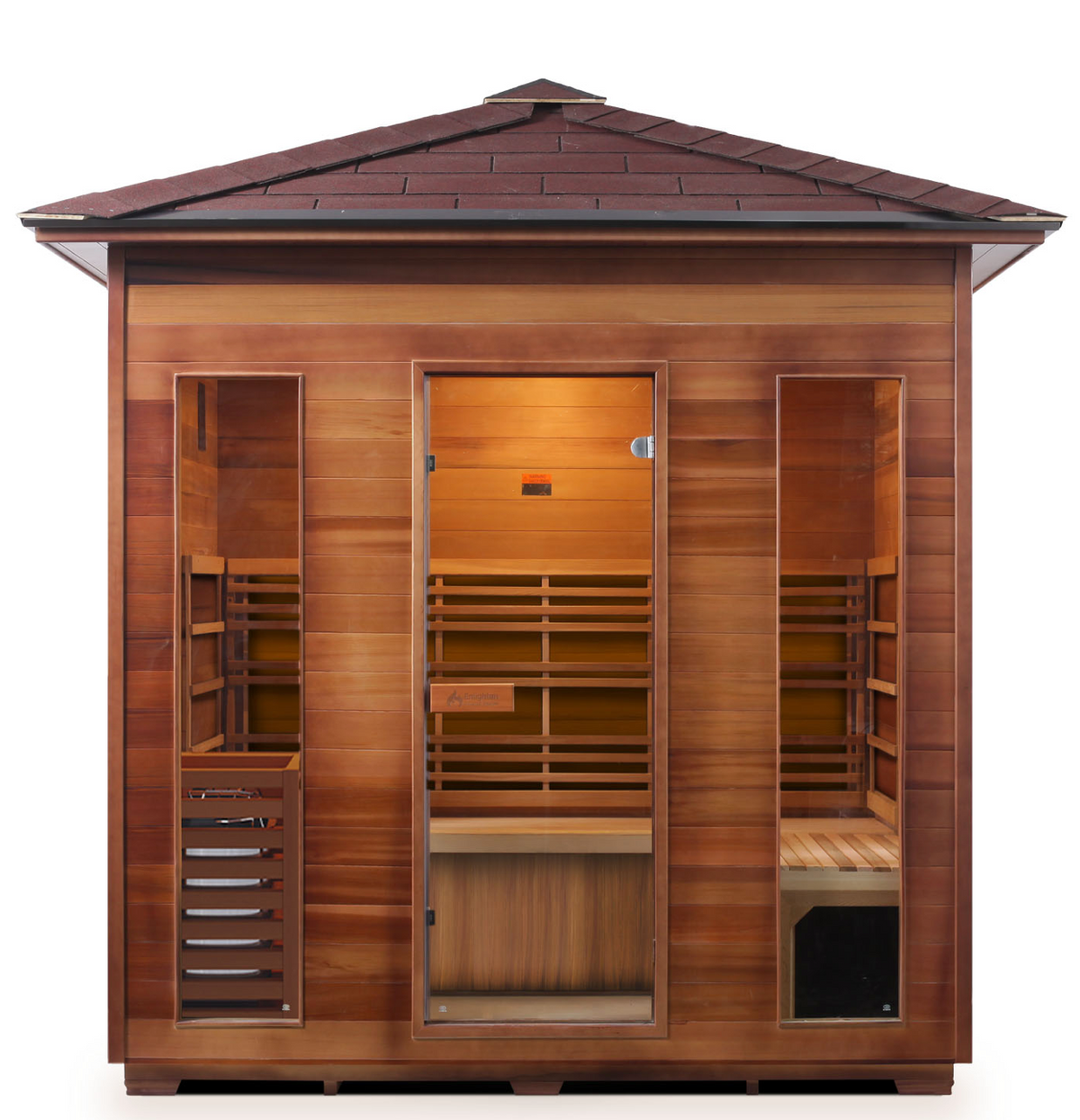 Enlighten Sunrise 5 Person Indoor/Outdoor Traditional Sauna