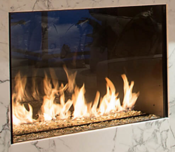 Montigo Exemplar R324STIO Double Sided Fireplace