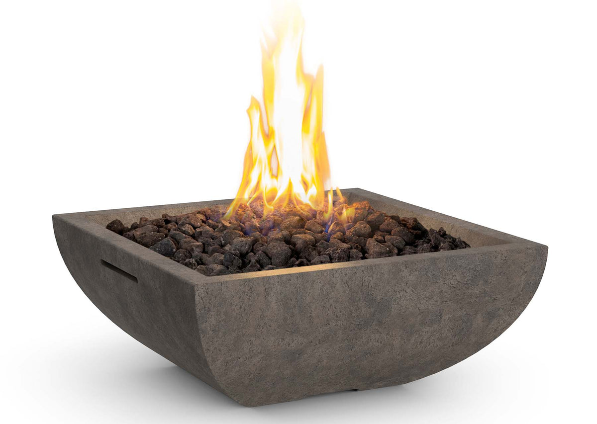 American Fyre Designs 30&quot; Bordeaux Petite Square Fire Bowl