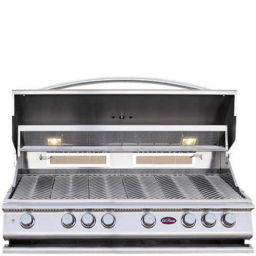 Cal Flame BBQ Built In Grills P 6 BURNER with Lights, Rotisserie &amp; Back Burner - LP